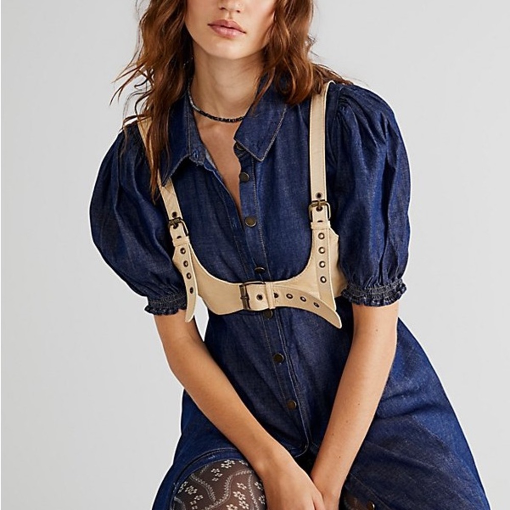 free people rebel harness creme size M
